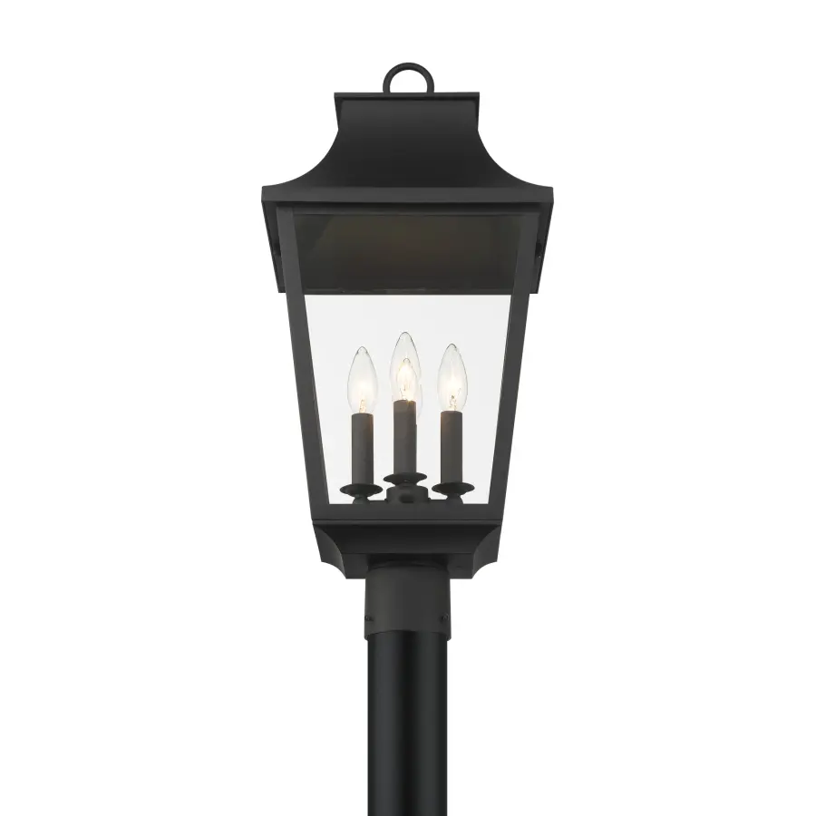 Altimeter 4-Light Outdoor Post Mount in Sand Coal Black - Image 5
