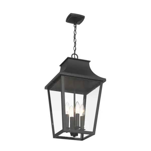 Altimeter 4-Light Outdoor Pendant in Sand Coal Black - Image 3