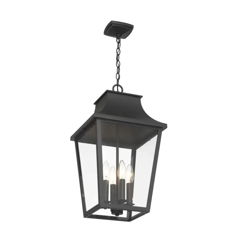 Altimeter 4-Light Outdoor Pendant in Sand Coal Black - Image 3
