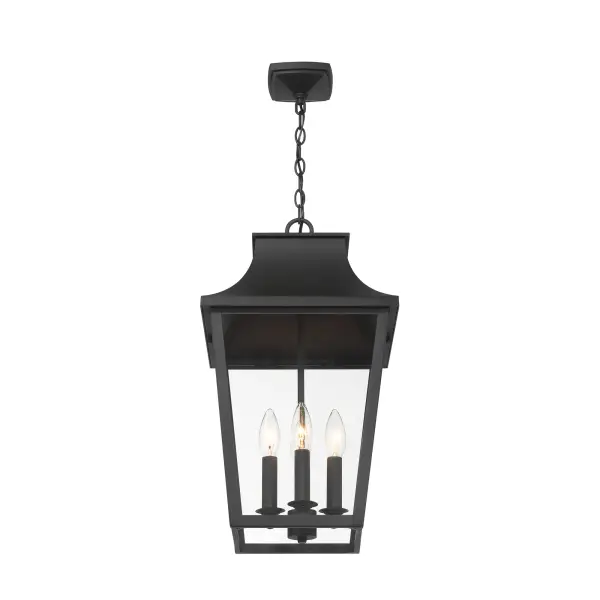 Altimeter 4-Light Outdoor Pendant in Sand Coal Black - Image 4