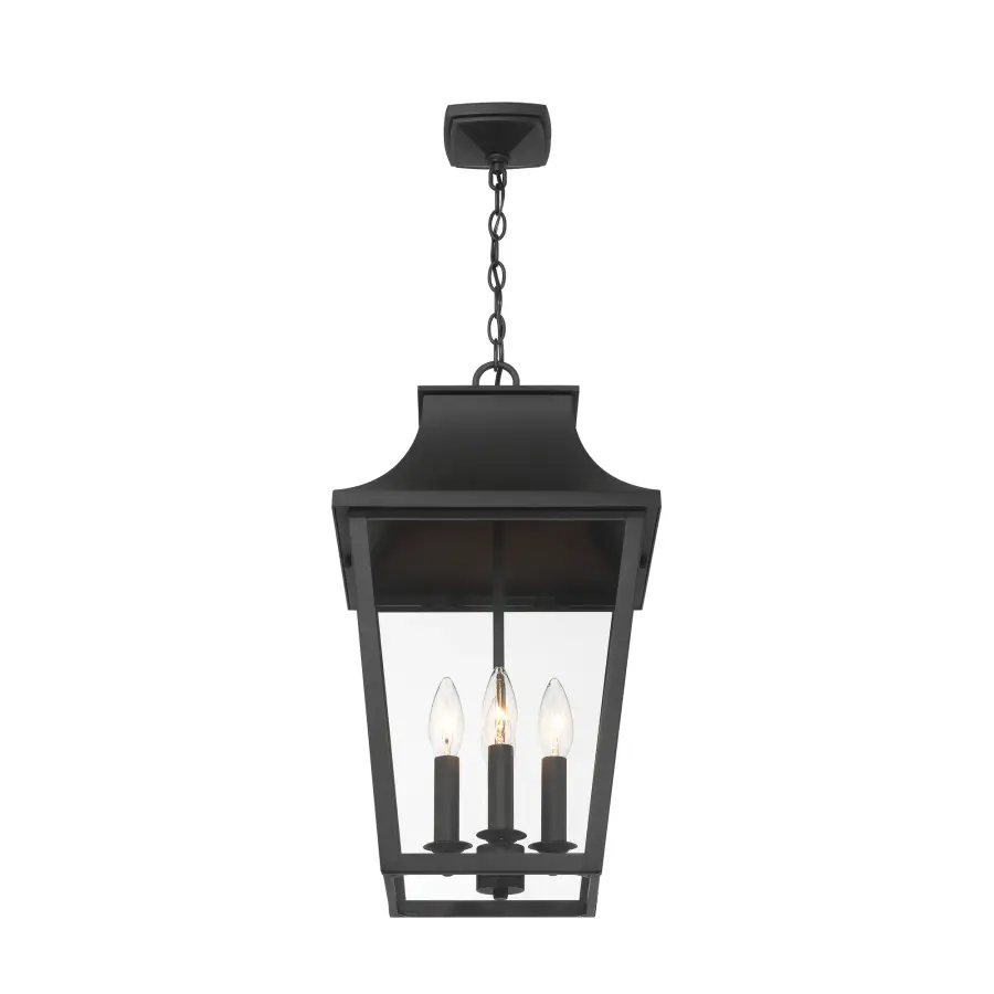 Altimeter 4-Light Outdoor Pendant in Sand Coal Black - Image 4