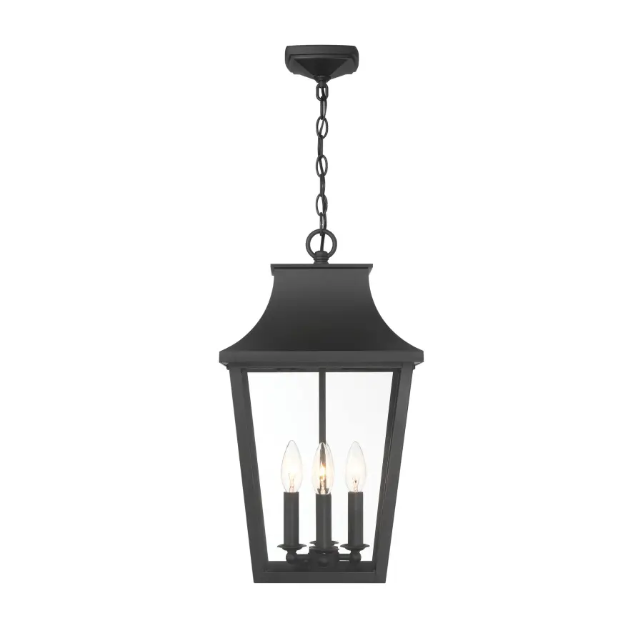 Altimeter 4-Light Outdoor Pendant in Sand Coal Black - Image 5