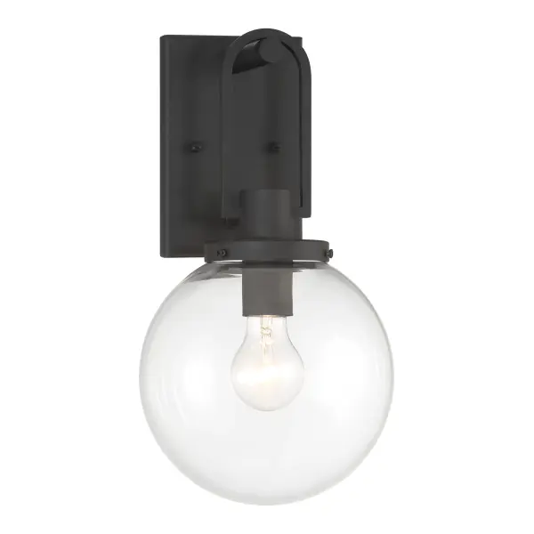 1 Light Wall Mount in Sand Coal Finish - alternate view