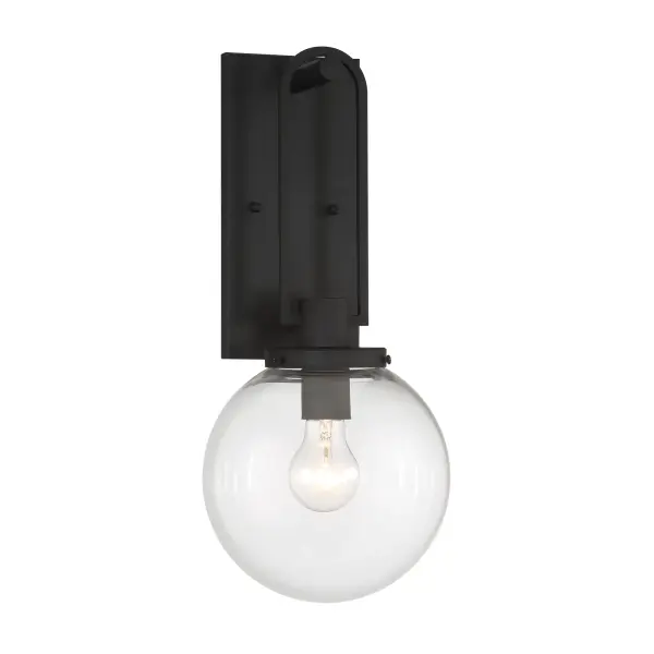 1 Light Wall Mount in Sand Coal Finish - alternate view
