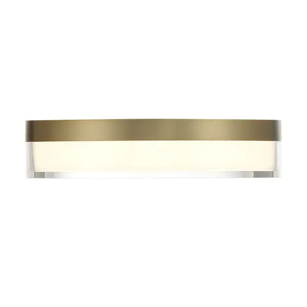 7" LED Flush Mount in Ashen Brass - Image 3