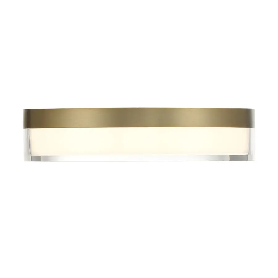 7" LED Flush Mount in Ashen Brass - Image 3