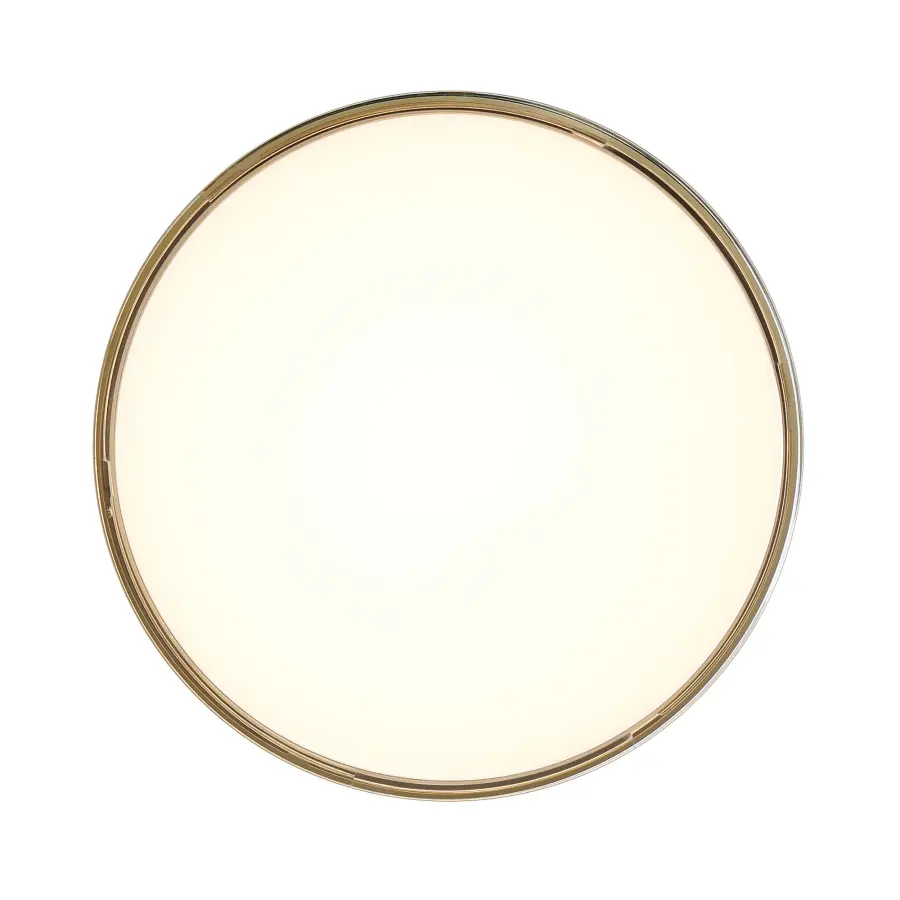 7" LED Flush Mount in Ashen Brass - Image 4