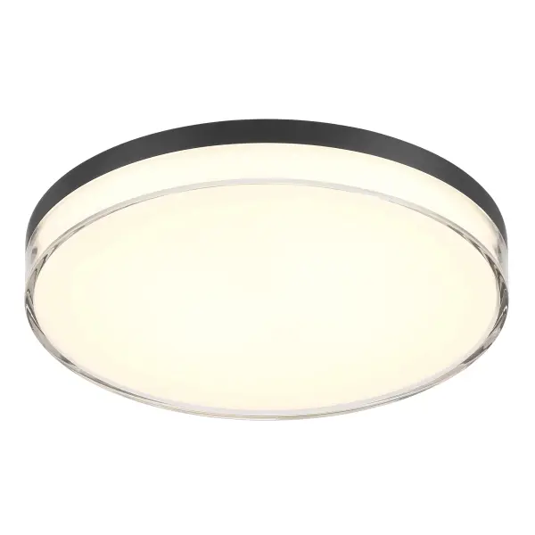 11" LED Flush Mount in Coal Black - Image 2