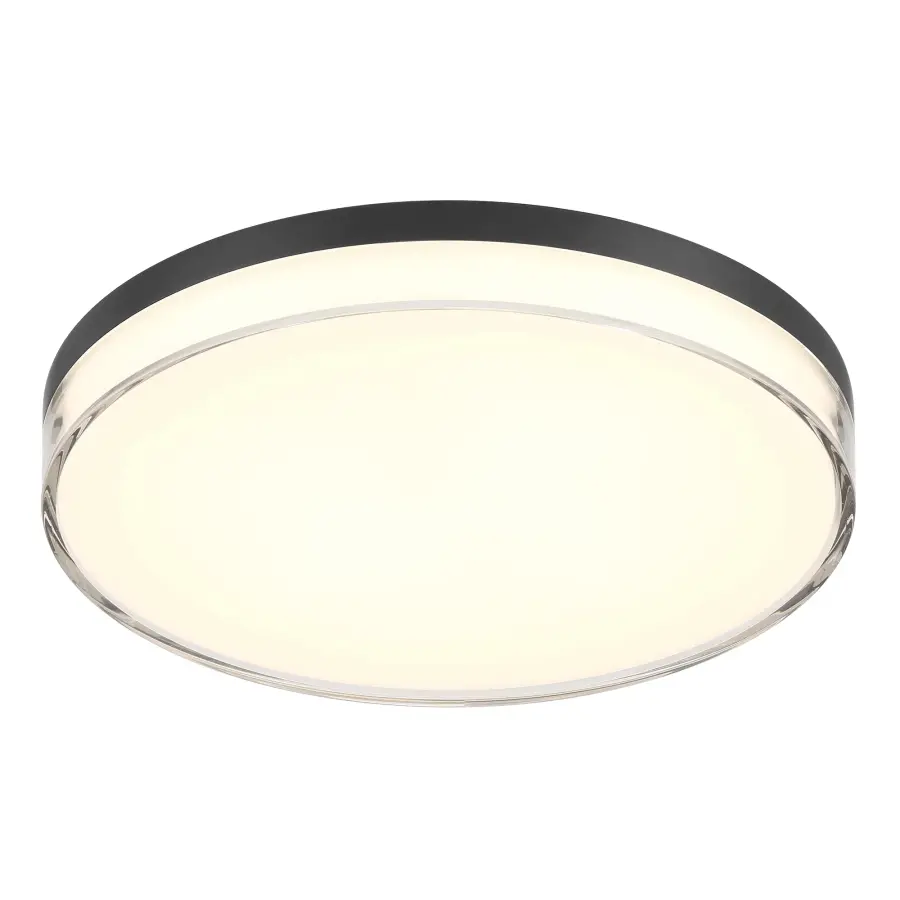 11" LED Flush Mount in Coal Black - Image 2