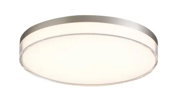 In Brushed Nickel by Minka-Lavery from the Flush Mount collection