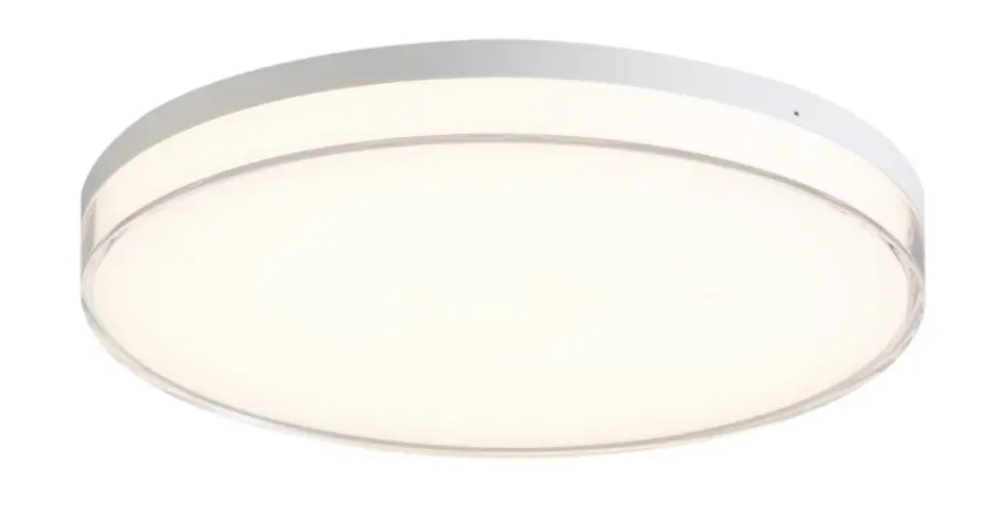13" LED Flush Mount in White - Image 1