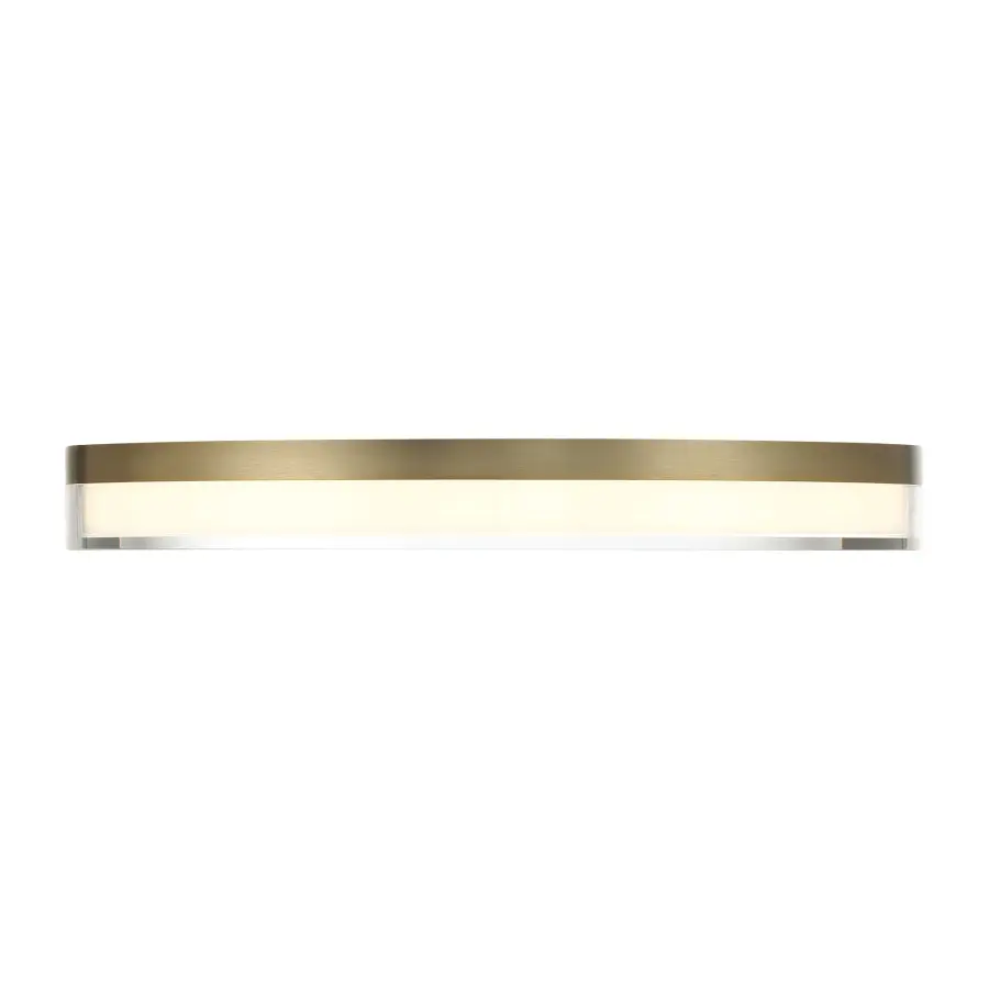 13" LED Flush Mount in Ashen Brass - Image 4