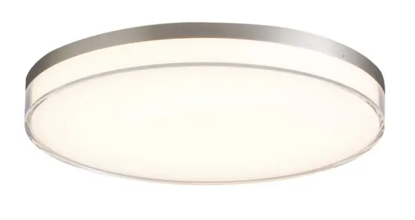 In Brushed Nickel by Minka-Lavery from the Flush Mount collection