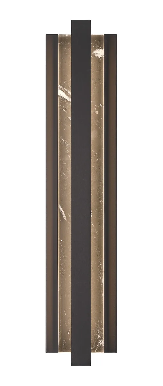 Hvar LED Outdoor Wall Mount in Sand Coal Black