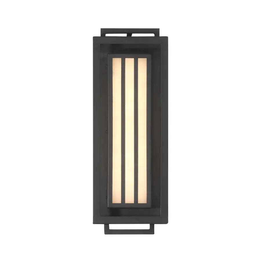 Sleek Modern LED Wall Sconce with Warm Alabaster Glow - Image 2