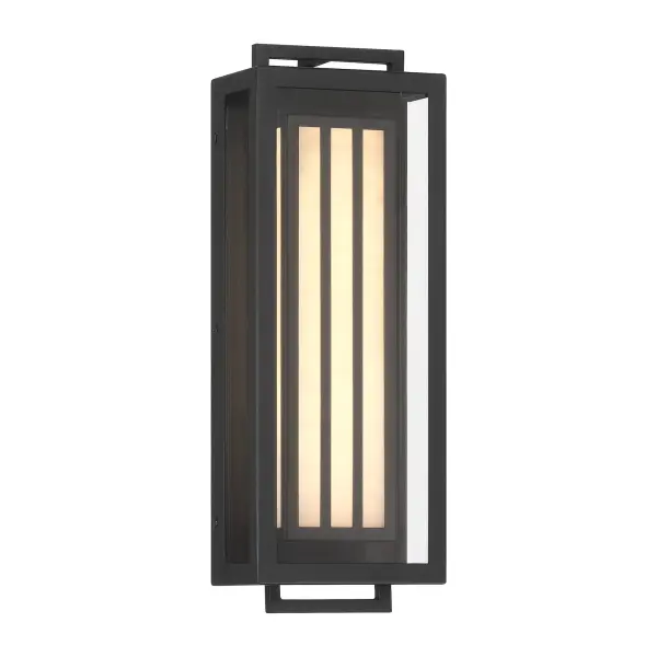 Sleek Modern LED Wall Sconce with Warm Alabaster Glow - Image 4