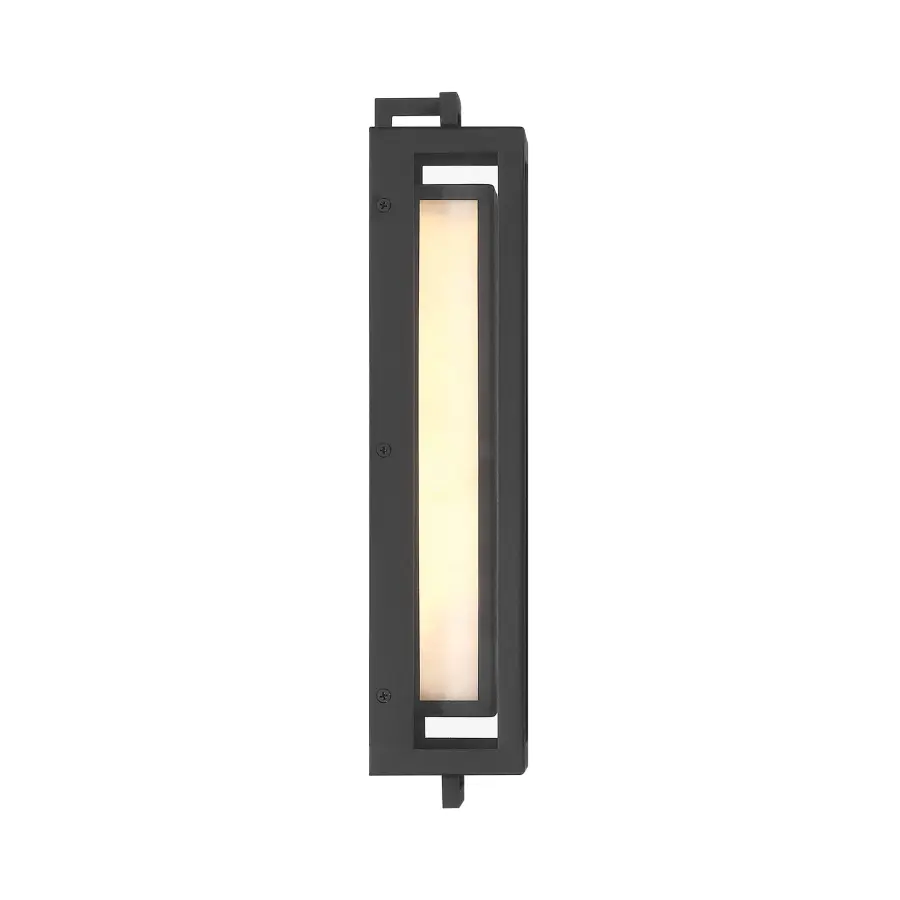 Sleek Modern LED Wall Sconce with Warm Alabaster Glow - Image 5