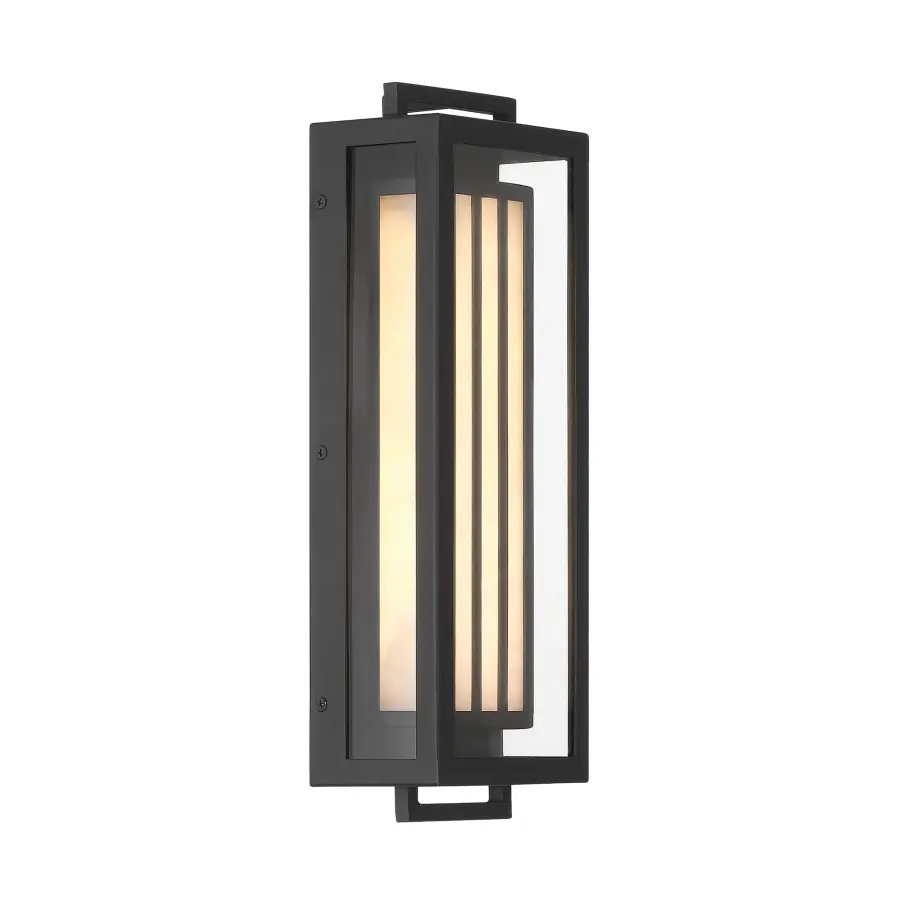 Sleek Modern LED Wall Sconce with Warm Alabaster Glow - Image 6