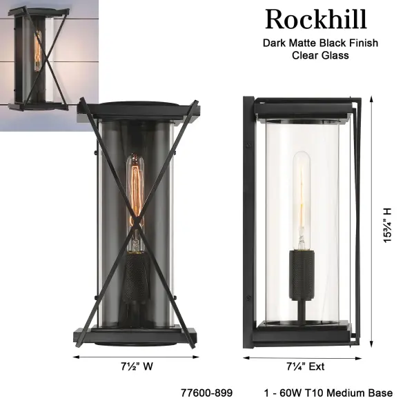 Rockhill 15.75" Outdoor Wall Sconce - Image 3