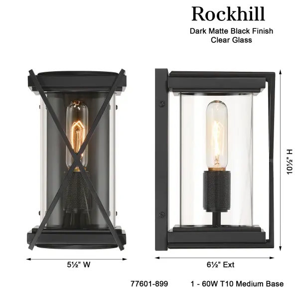 Rockhill 10.5" Outdoor Wall Sconce - Image 3
