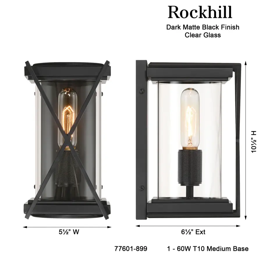 Rockhill 10.5" Outdoor Wall Sconce - Image 3
