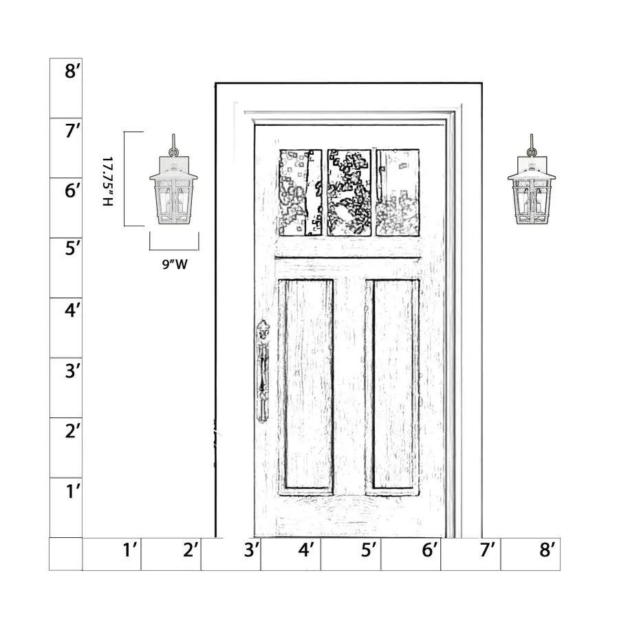 Fieldstone 17.75" High 3-Light Outdoor Wall Sconce - Image 2