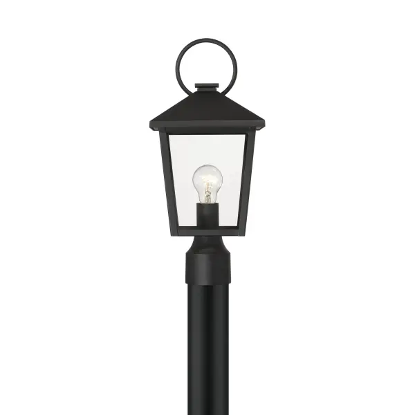 Parkside 8" Outdoor Post Lantern in Sand Coal Black - Image 6
