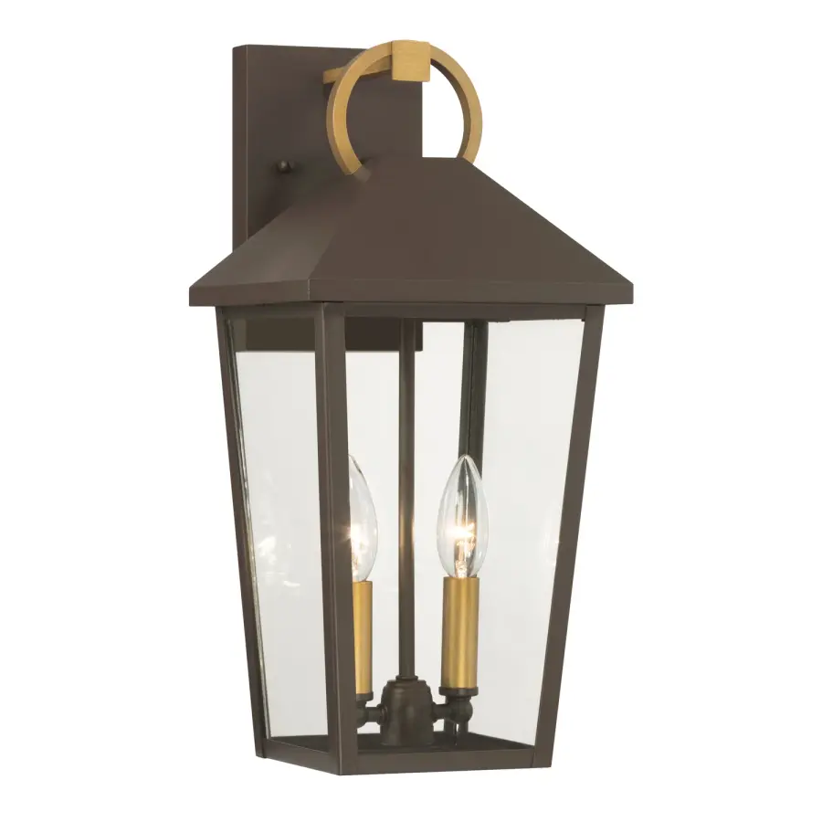 Bayra 17" High 2-Light Outdoor Wall Lantern - Image 1