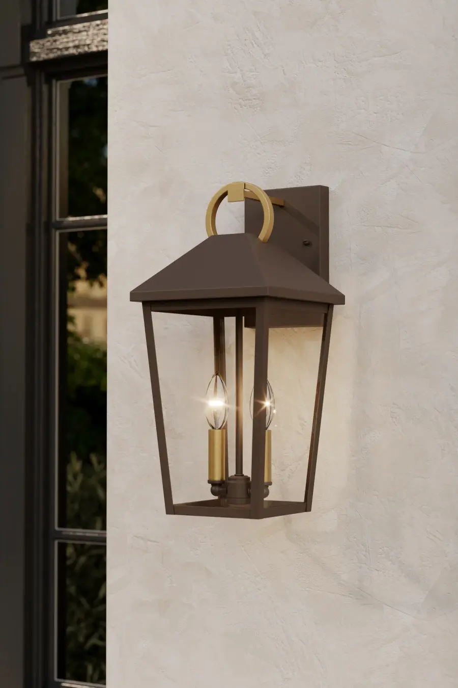 Bayra 17" High 2-Light Outdoor Wall Lantern - Image 3