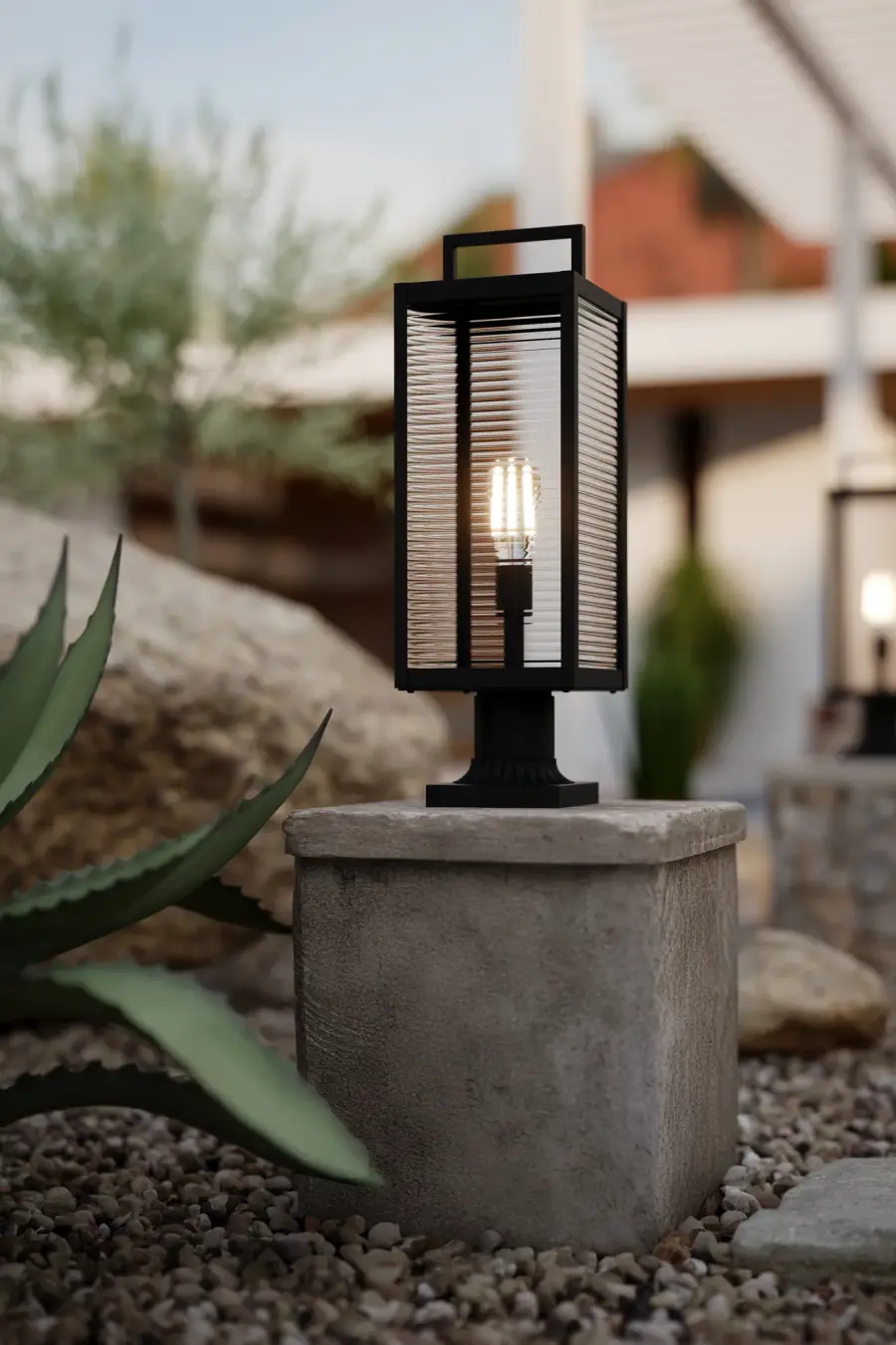 Edgewood 21.5" Outdoor Post Mount Light - Image 2