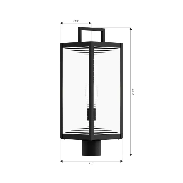 Edgewood 21.5" Outdoor Post Mount Light - Image 3
