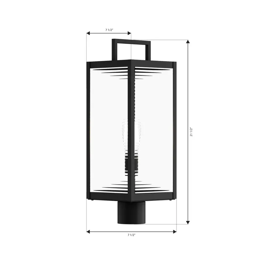 Edgewood 21.5" Outdoor Post Mount Light - Image 3