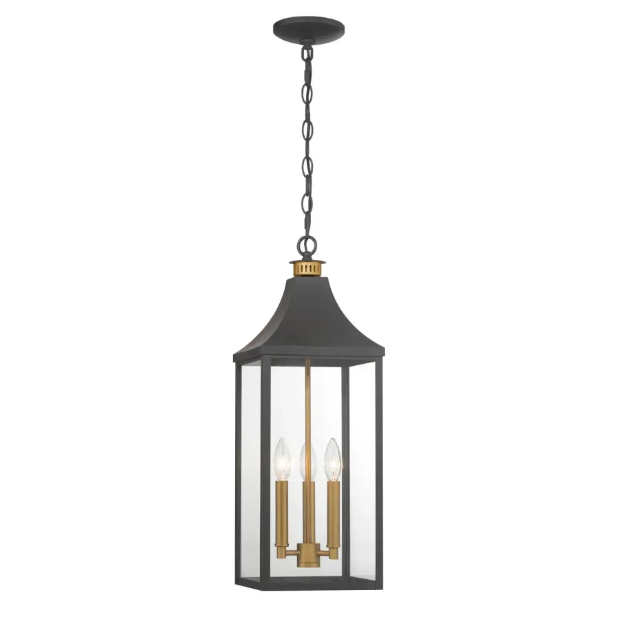 Hurstborne 8.5" 3-Light Outdoor Hanging Lantern - Image 1