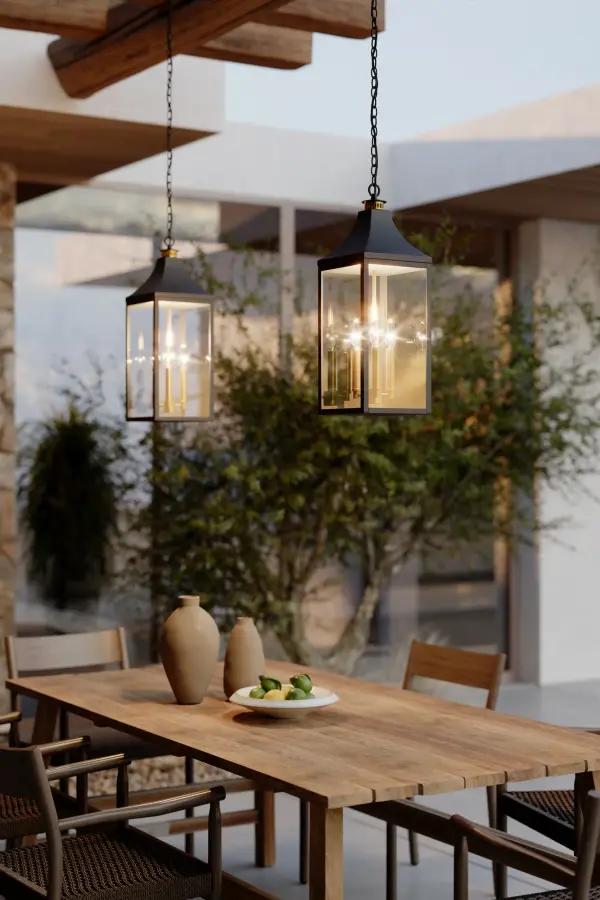 Hurstborne 8.5" 3-Light Outdoor Hanging Lantern - Image 3