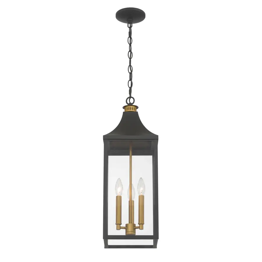 Hurstborne 8.5" 3-Light Outdoor Hanging Lantern - Image 5