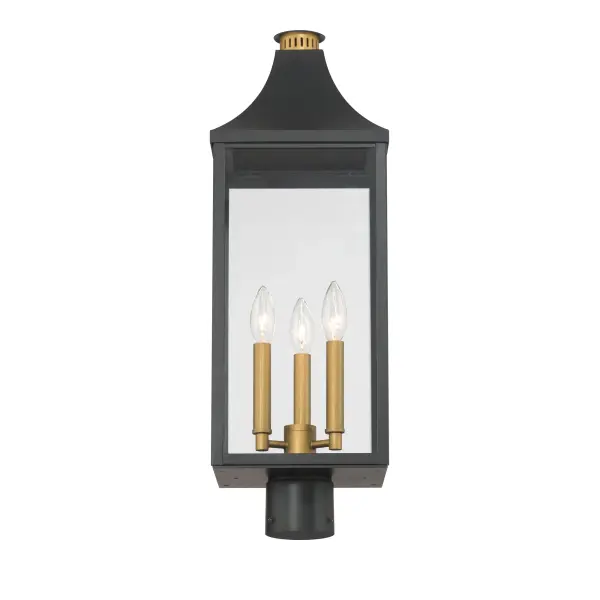 Hurstborne 25" 3-Light Outdoor Post Lantern - Image 5