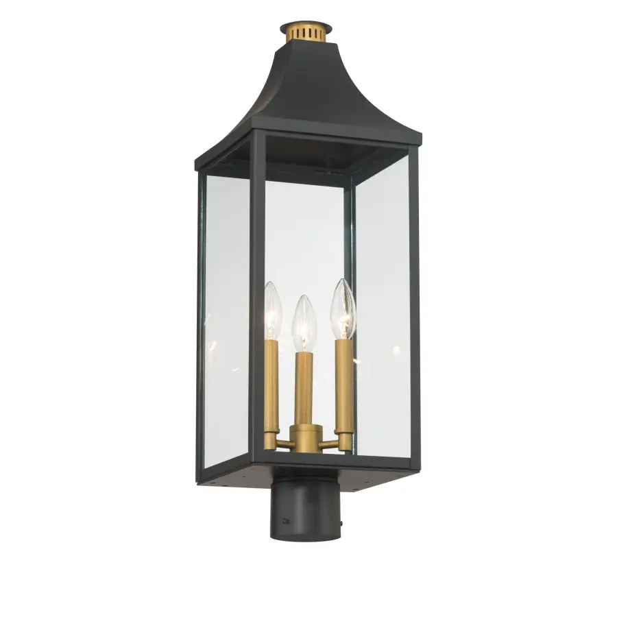 Hurstborne 25" 3-Light Outdoor Post Lantern - Image 6