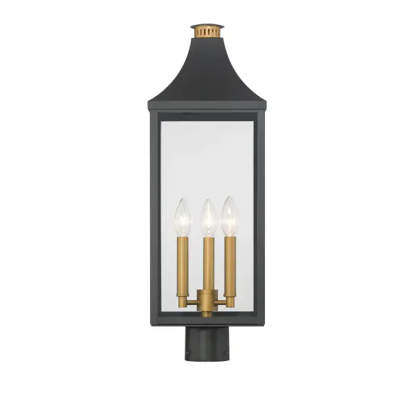 Hurstborne 25" 3-Light Outdoor Post Lantern - Image 8