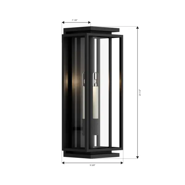 Stratford 23.5" High 2-Light Outdoor Wall Sconce - Image 3