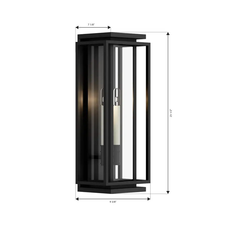 Stratford 23.5" High 2-Light Outdoor Wall Sconce - Image 3