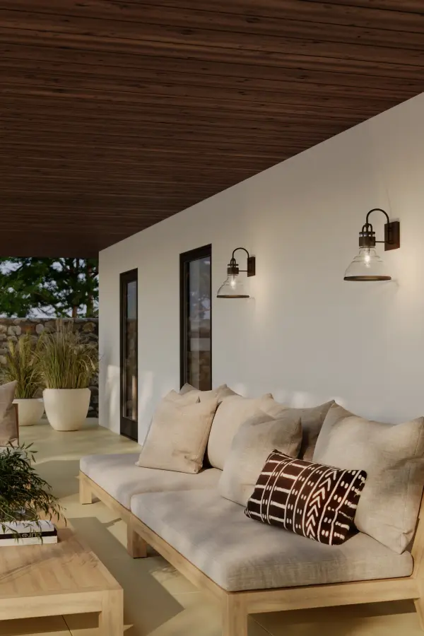 Calen 15.5" Outdoor Wall Sconce - Image 4