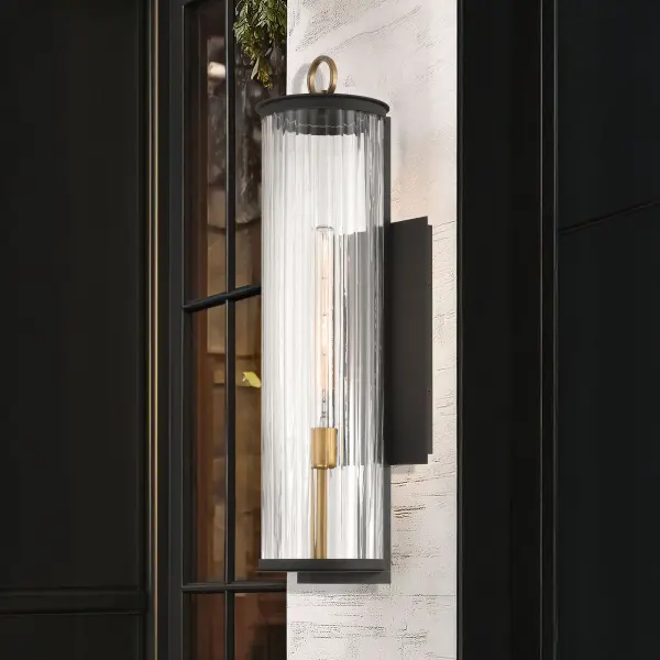Cara 27.5" Outdoor Wall Sconce - Image 4