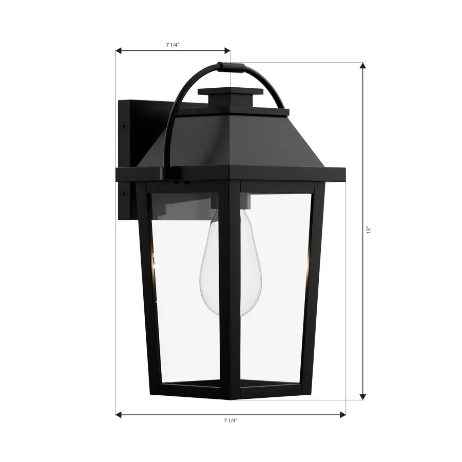 Branwyn 13" Outdoor Wall Lantern - Image 2