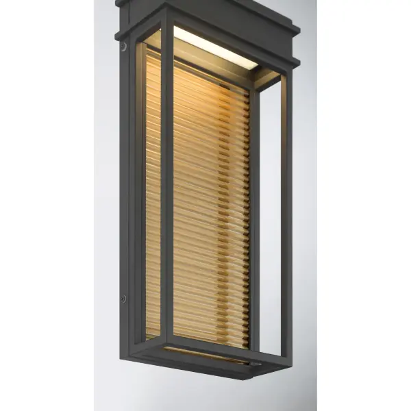 Clyne 15" LED Outdoor Wall Sconce - Image 4