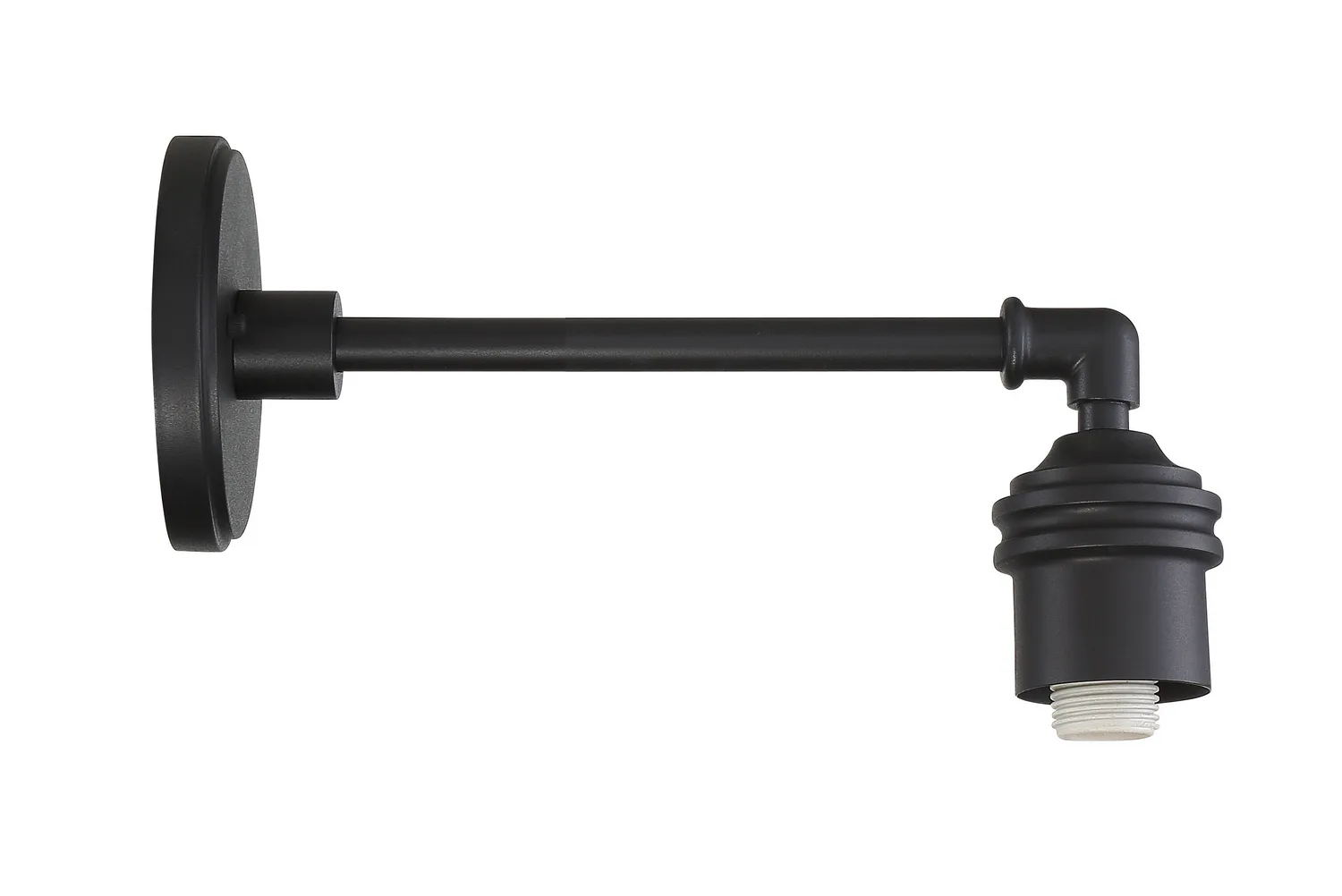 RLM One Light Outdoor Wall Mount in Sand Black