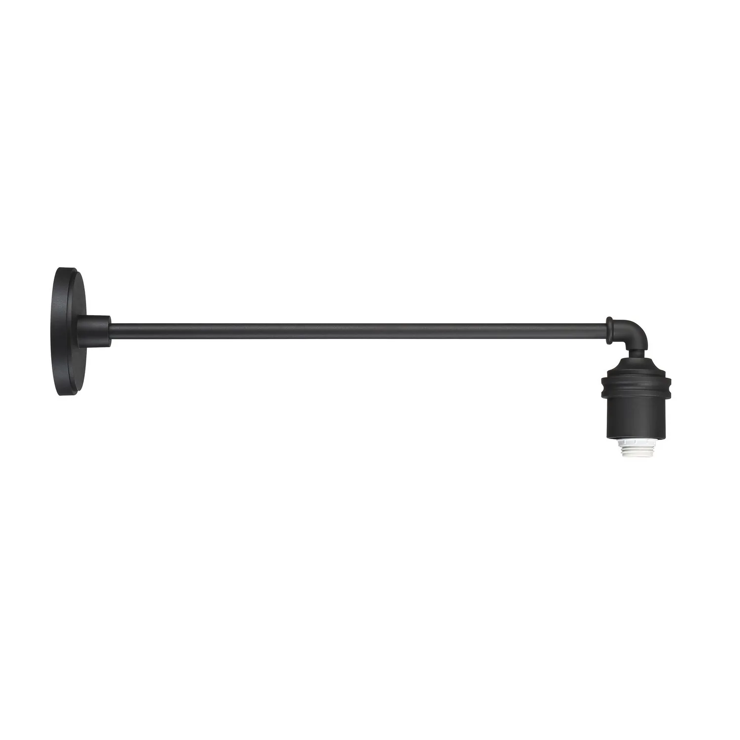RLM One Light Outdoor Wall Mount in Sand Black