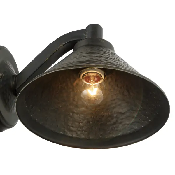 1 Light Wall Mount in Aspen Bronze™ Metal Shade Finish - Meets Dark-Sky requirements - alternate view