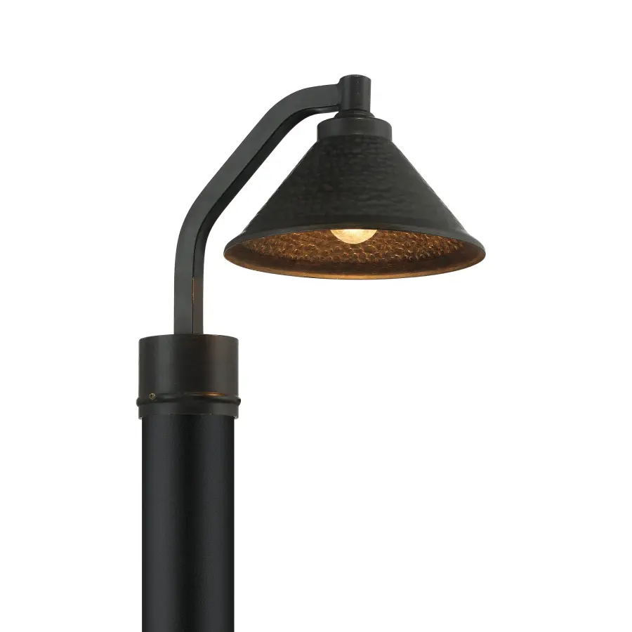Kirkham 1-Light Outdoor Post Mount in Aspen Bronze - Image 2
