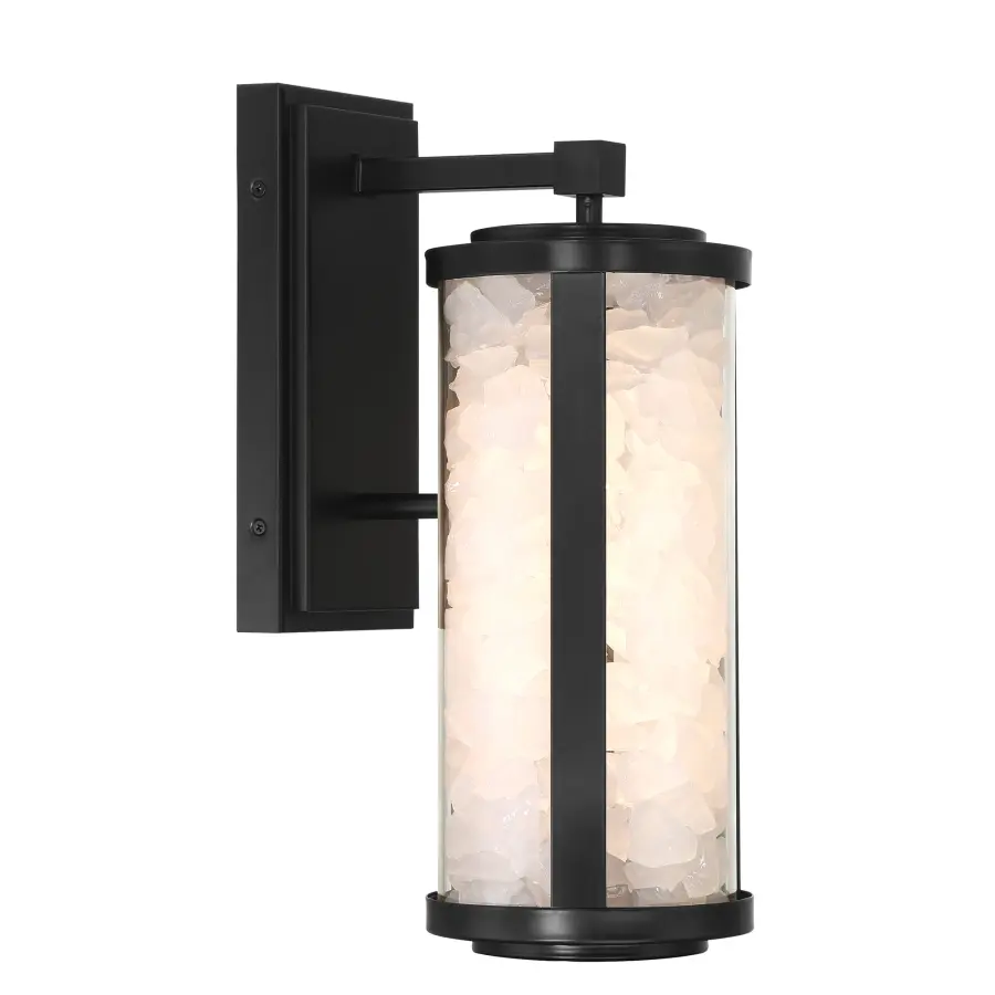 Modern LED Wall Sconce with Striking Acrylic Quartz Design - Image 1