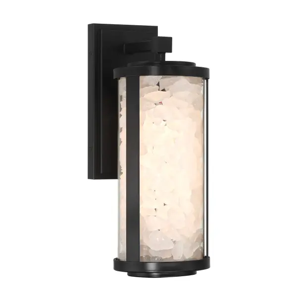 Modern LED Wall Sconce with Striking Acrylic Quartz Design - Image 3